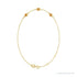 Sapphire Row Natural Bezel-Set Gemstone Solitaire Bracelet - Citrine, 14K Yellow Gold (view 2)