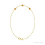 Sapphire Row Natural Bezel-Set Gemstone Solitaire Bracelet - Citrine, 14K Yellow Gold (view 2)