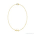 Sapphire Row Natural Bezel-Set Gemstone Solitaire Bracelet - Diamond, 14K Yellow Gold (view 2)