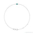Sapphire Row Lab-Grown Bezel-Set Gemstone Solitaire Bracelet - Alexandrite, Platinum
