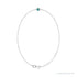 Sapphire Row Lab-Grown Bezel-Set Gemstone Solitaire Bracelet - Alexandrite, Platinum (view 2)