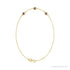 Sapphire Row Lab-Grown Bezel-Set Gemstone Solitaire Bracelet - Alexandrite, 14K Yellow Gold (view 2)