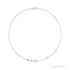 Sapphire Row Lab-Grown Bezel-Set Gemstone Solitaire Bracelet - Diamond, Platinum