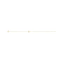Sapphire Row Natural Diamond Pavé Initial Bracelet - E, 14K Yellow Gold (view 2)