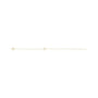 Sapphire Row Natural Diamond Pavé Initial Bracelet - F, 14K Yellow Gold (view 2)