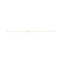 Sapphire Row Natural Diamond Pavé Initial Bracelet - I, 14K Yellow Gold (view 2)