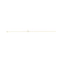 Sapphire Row Natural Diamond Pavé Initial Bracelet - T, 14K Yellow Gold (view 2)