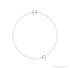 Sapphire Row Natural Diamond Pavé Initial Bracelet - H, 14K White Gold