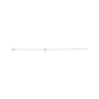 Sapphire Row Natural Diamond Pavé Initial Bracelet - L, 14K White Gold (view 2)