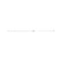 Sapphire Row Natural Diamond Pavé Initial Bracelet - R, 14K White Gold (view 2)