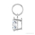 Sapphire Row Lab-Grown Diamond Floating Pear Pendant - Platinum, 3/4 ctw (view 3)