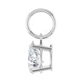 Sapphire Row Lab-Grown Diamond Floating Pear Pendant - Platinum, 5/8 ctw (view 3)