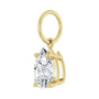 Sapphire Row Lab-Grown Diamond Floating Pear Pendant - 14K Yellow Gold, 3/4 ctw (view 2)
