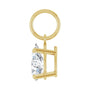 Sapphire Row Lab-Grown Diamond Floating Pear Pendant - 14K Yellow Gold, 3/4 ctw (view 3)