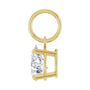 Sapphire Row Lab-Grown Diamond Floating Pear Pendant - 14K Yellow Gold, 5/8 ctw (view 3)