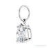 Sapphire Row Lab-Grown Diamond Floating Pear Pendant - 14K White Gold, 3/4 ctw (view 2)