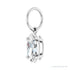 Sapphire Row Lab-Grown Diamond Floating Marquise Pendant - 14K White Gold, 1/2 ctw (view 2)