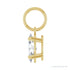 Sapphire Row Lab-Grown Diamond Floating Marquise Pendant - 14K Yellow Gold, 1/2 ctw (view 3)