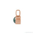 Sapphire Row Natural Cabochon Mini Fixed Bail Pendant - Moss Agate, 14K Rose Gold (view 2)
