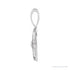 Sapphire Row Natural Diamond Chinese Zodiac Pendant - Dragon, 14K White Gold (view 2)