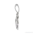 Sapphire Row Natural Diamond Chinese Zodiac Pendant - Monkey, 14K White Gold (view 2)