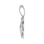 Sapphire Row Natural Diamond Chinese Zodiac Pendant - Monkey, 14K White Gold (view 2)
