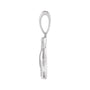 Sapphire Row Natural Diamond Chinese Zodiac Pendant - Dog, 14K White Gold (view 2)