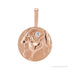 Sapphire Row Natural Diamond Chinese Zodiac Pendant - Goat, 14K Rose Gold