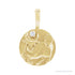 Sapphire Row Natural Diamond Chinese Zodiac Pendant - Ox, 14K Yellow Gold
