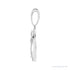 Sapphire Row Natural Diamond Chinese Zodiac Pendant - Rat, 14K White Gold (view 2)