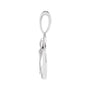 Sapphire Row Natural Diamond Chinese Zodiac Pendant - Rat, 14K White Gold (view 2)