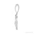 Sapphire Row Natural Diamond Chinese Zodiac Pendant - Goat, 14K White Gold (view 2)