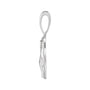 Sapphire Row Natural Diamond Chinese Zodiac Pendant - Goat, 14K White Gold (view 2)