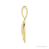 Sapphire Row Natural Diamond Chinese Zodiac Pendant - Pig, 14K Yellow Gold (view 2)