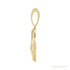 Sapphire Row Natural Diamond Chinese Zodiac Pendant - Goat, 14K Yellow Gold (view 2)