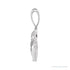Sapphire Row Natural Diamond Chinese Zodiac Pendant - Horse, 14K White Gold (view 2)