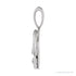 Sapphire Row Natural Diamond Chinese Zodiac Pendant - Snake, 14K White Gold (view 2)