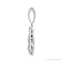 Sapphire Row Natural Diamond Chinese Zodiac Pendant - Tiger, 14K White Gold (view 2)