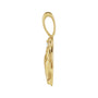 Sapphire Row Natural Diamond Chinese Zodiac Pendant - Monkey, 14K Yellow Gold (view 2)