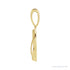 Sapphire Row Natural Diamond Chinese Zodiac Pendant - Rabbit, 14K Yellow Gold (view 2)