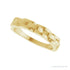 Sapphire Row Gold Chain Link Ring - 14K Yellow Gold (view 5)