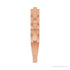 Sapphire Row Gold Chain Link Ring - 14K Rose Gold (view 4)