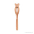 Sapphire Row Gold Twisted Stacking Ring - 14K Rose Gold (view 4)