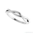 Sapphire Row Gold Twisted Stacking Ring - 14K White Gold (view 5)
