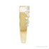 Sapphire Row Natural Diamond Cigar Band - 14K Yellow Gold (view 3)