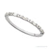 Sapphire Row Natural Diamond Mixed-Cut Mini Stacking Ring - 14K White Gold (view 4)