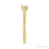 Sapphire Row Natural Diamond Wrap Stacking Ring - 14K Yellow Gold (view 4)