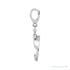 Sapphire Row Lab-Grown Emerald Martini Charm - 14K White Gold (view 2)