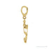 Sapphire Row Lab-Grown Emerald Martini Charm - 14K Yellow Gold (view 2)