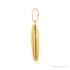 Sapphire Row Engravable Natural Diamond Heart Locket - 14K Yellow Gold (view 3)